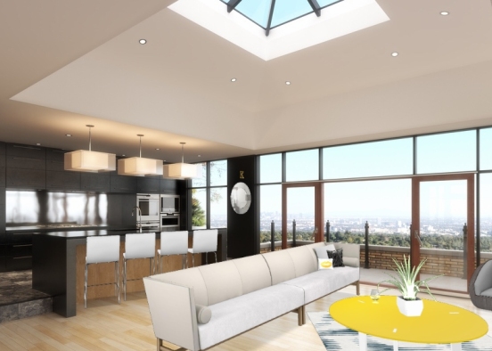 living room apArte Design Rendering