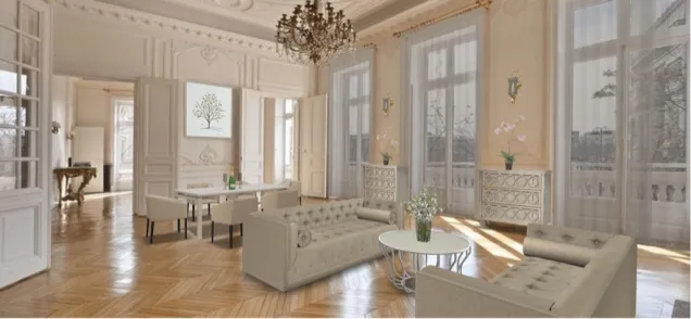 Parisian Living Room 