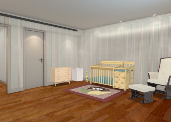 baby rooms Design Rendering