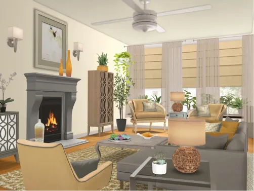 traditional living room