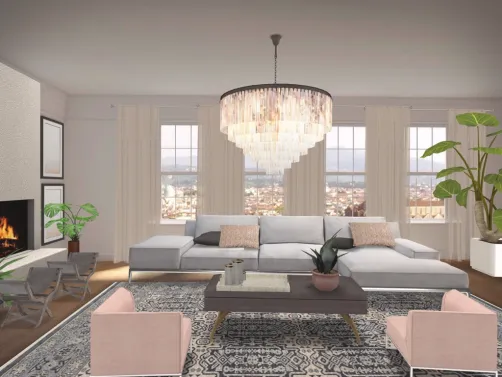 Pastel Living Room 