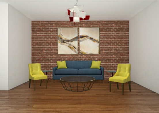 apartment living room  Design Rendering