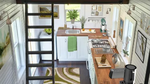 Cabin kitchen