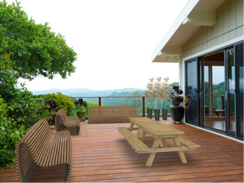 Lovely outdoor balcony
