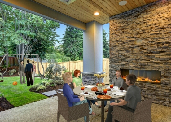 Enjoying the outdoors with family and friends  Design Rendering