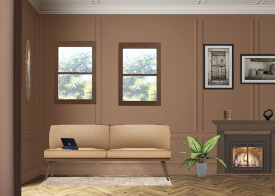Sala de estar(living room) Design Rendering