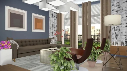 Modernist New York flat