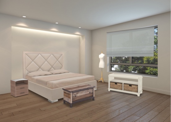 master bed room Design Rendering