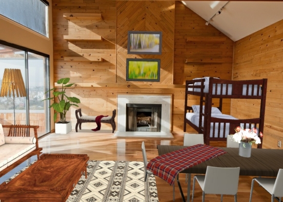 Camp cabin Design Rendering