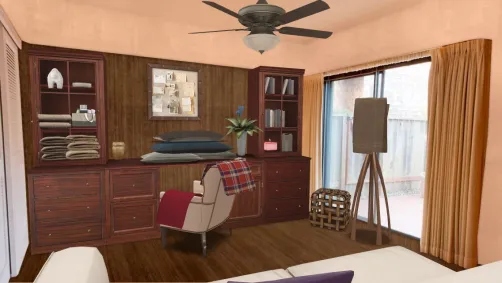 Library + Guest room 