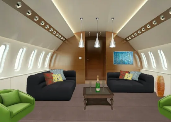 Private jet requires stuff like these Design Rendering