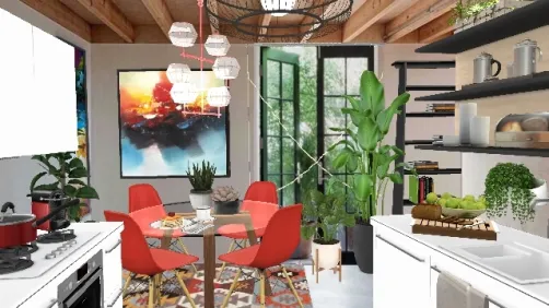 Contemporary dining room