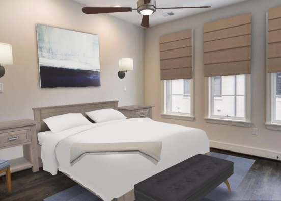 Washington DC master bedroom Design Rendering