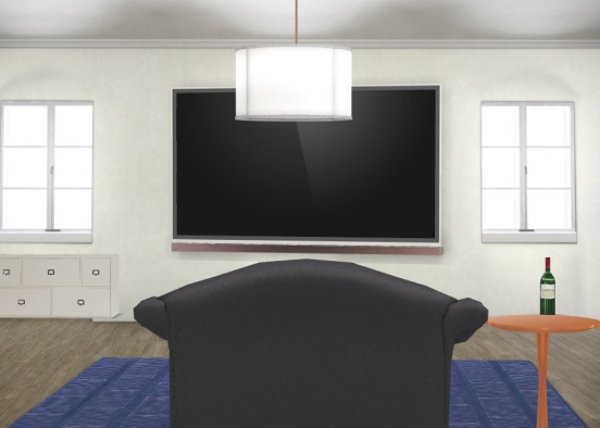 Modern Luxury Living Room Design Rendering