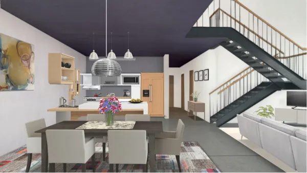 Professional interior design created with Homestyler 3D design software