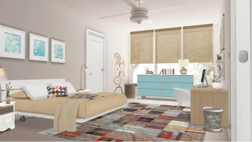 Teen Girls Bedroom 
