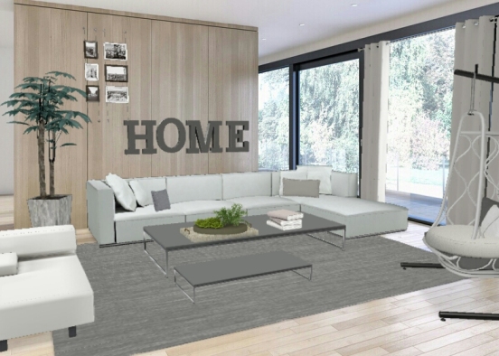 Living room by Noemi Pinter Design Rendering