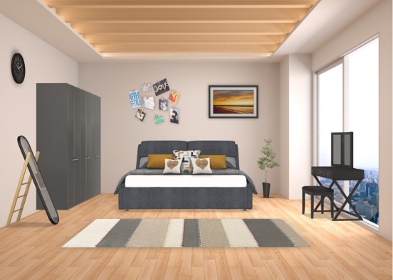 droom slaapkamer Design Rendering