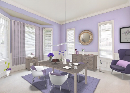 #7 Rainbow Room Purple Design Rendering
