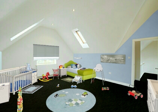 Playfull boy's room 💃👟🏃 Design Rendering