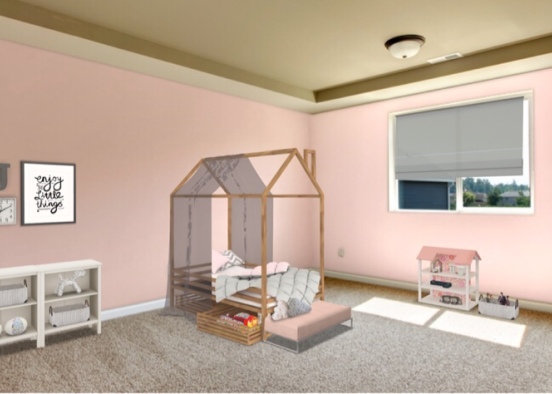 cute little girls room! Design Rendering