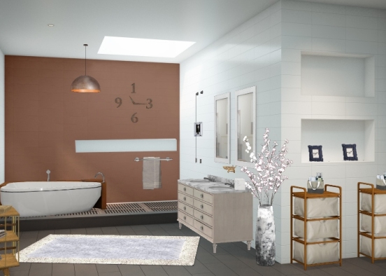 Salle  de bain Design Rendering