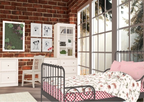 girl’s room Design Rendering