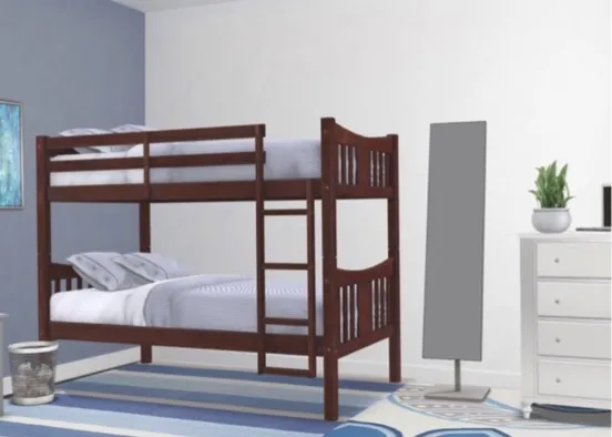 a two-boy bedroom Design Rendering