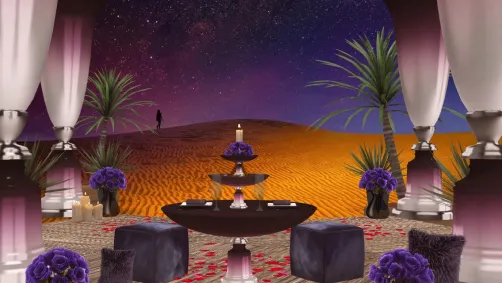 Dream night in the desert 🌙