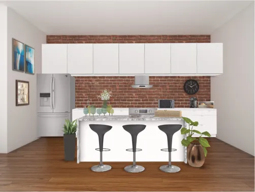 Small apartment kitchen