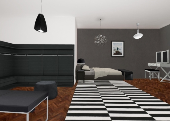 The perfect bedroom Design Rendering