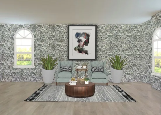 hey perfect living room  Design Rendering