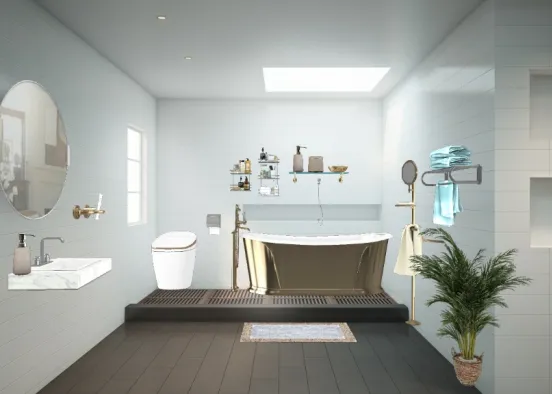 Bathroom  Design Rendering