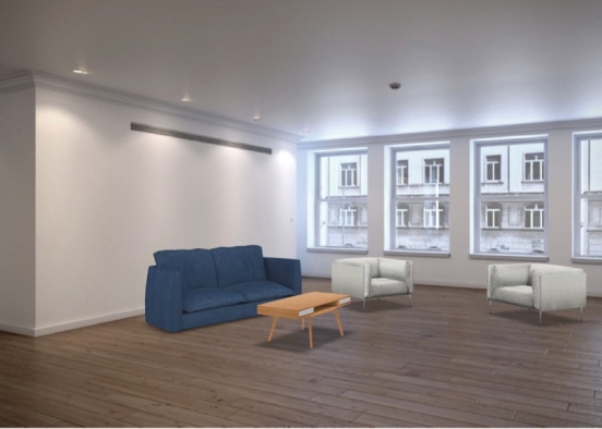 living Room Design Rendering