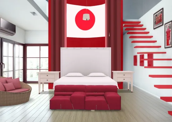 japan bedroom design Design Rendering
