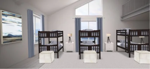 coastal bunk room