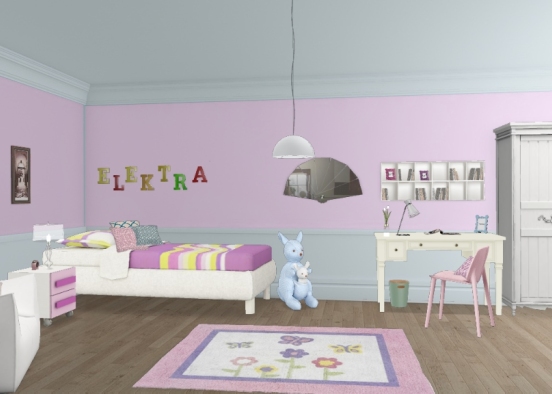 Elektra's room ❤ Design Rendering