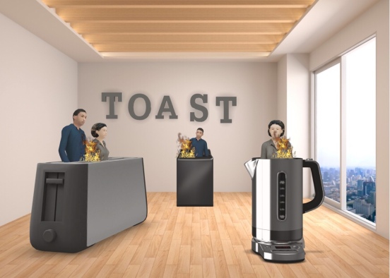 Yummm toast Design Rendering