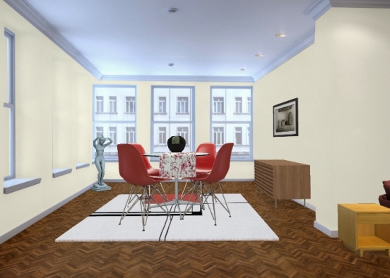 Not sure about this dining room. Design Rendering