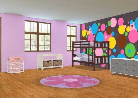 Kids room  Design Rendering
