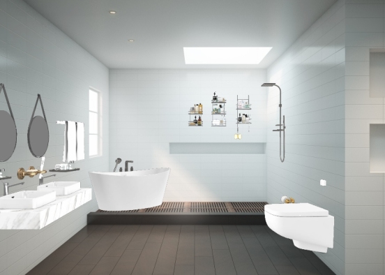 What would you do in this bathroom? Comment  Design Rendering
