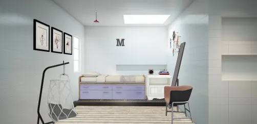 Diseño de cuarto amoblado