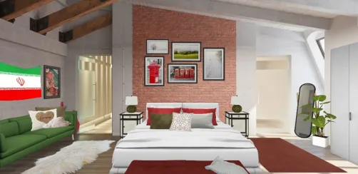 Calm bedroom 