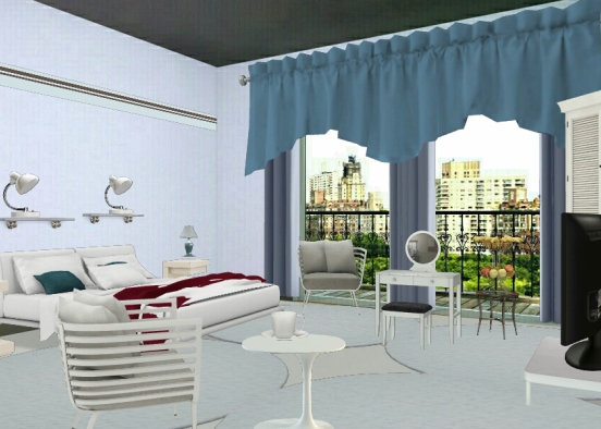 My bedroom design. Design Rendering