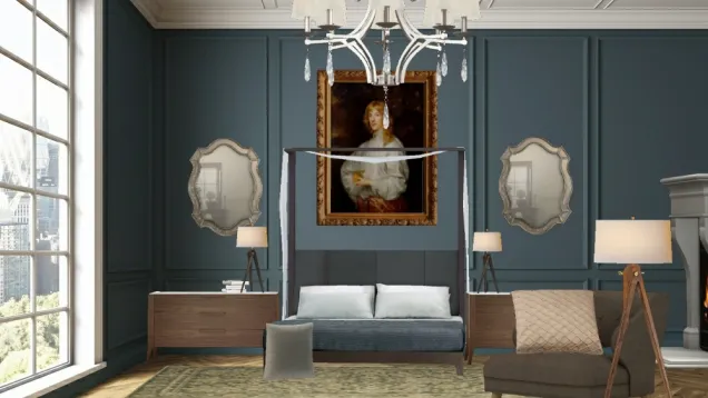 Classic Contemporary Master Bedroom 