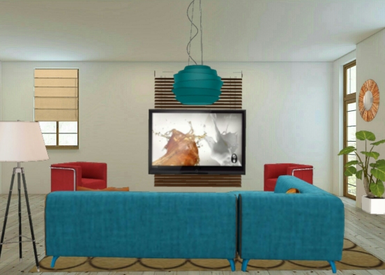 Sala de estar  5 da CláEGS Design Rendering