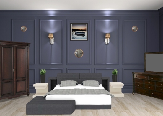 Bedroom  Pluto Design Rendering