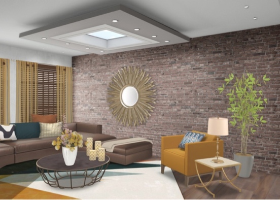 Sweet living-room 🍂✨ Design Rendering