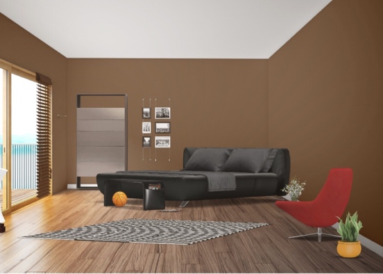 Modern House•Bedroom Design Rendering