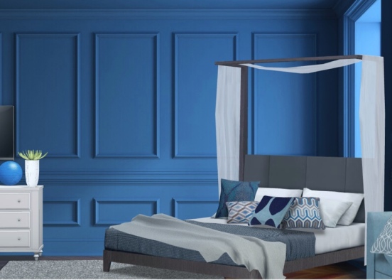 The blue room  Design Rendering